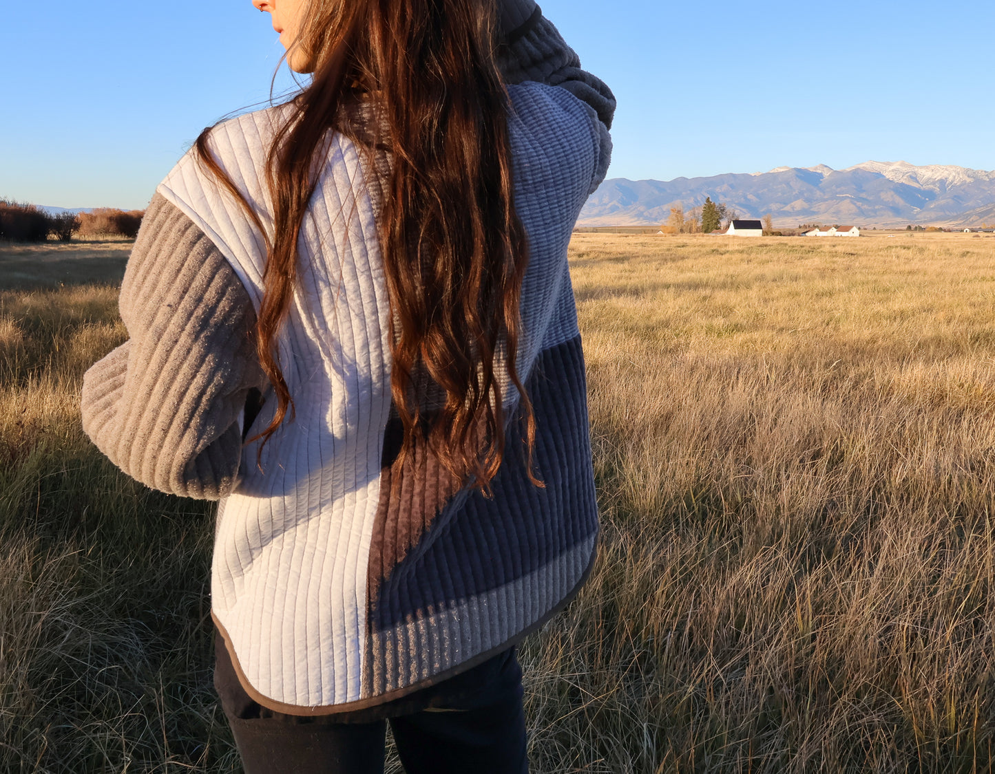 Alex Quilt Coat - Color Block - Large