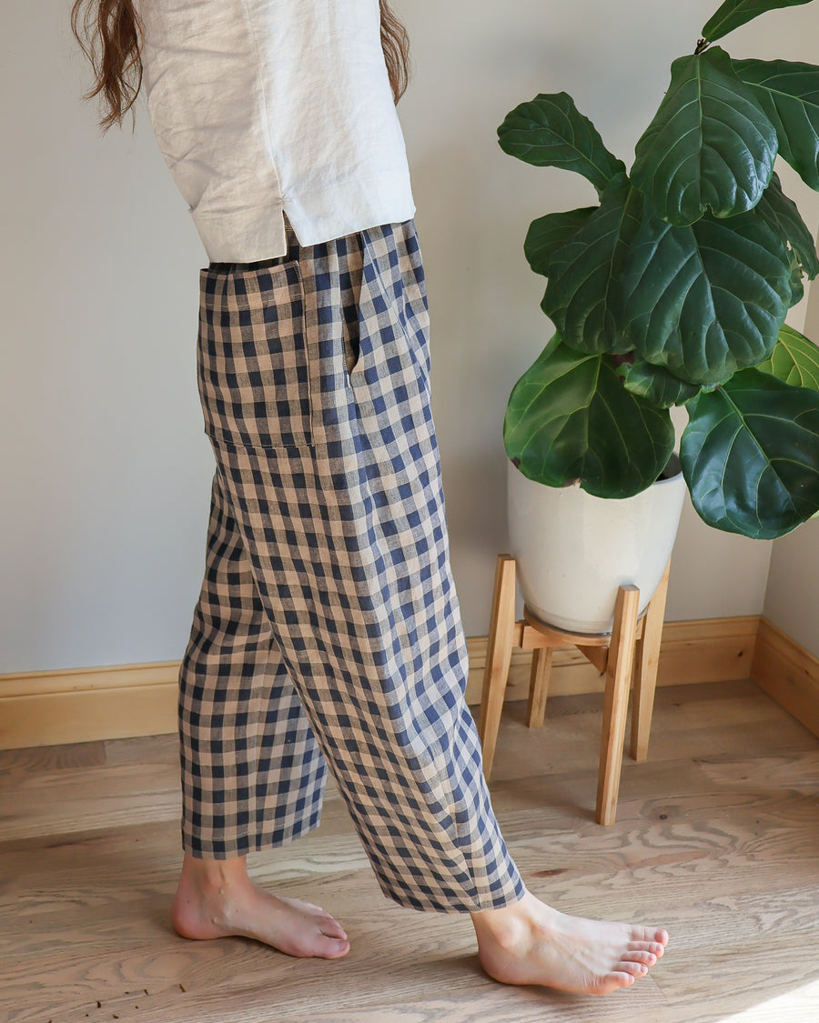 Easy Barrel Pant - Heritage Check