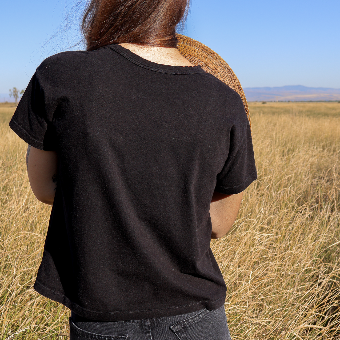 Organic Cotton Field Tee Black