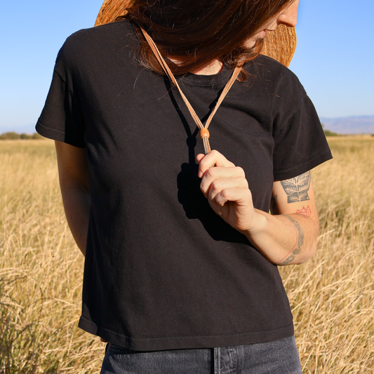 Organic Cotton Field Tee Black
