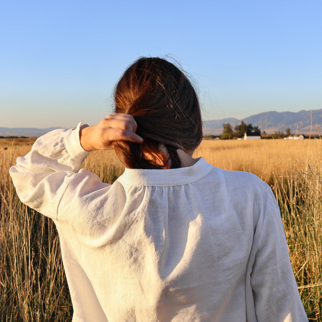 Harvest Linen Button-up White