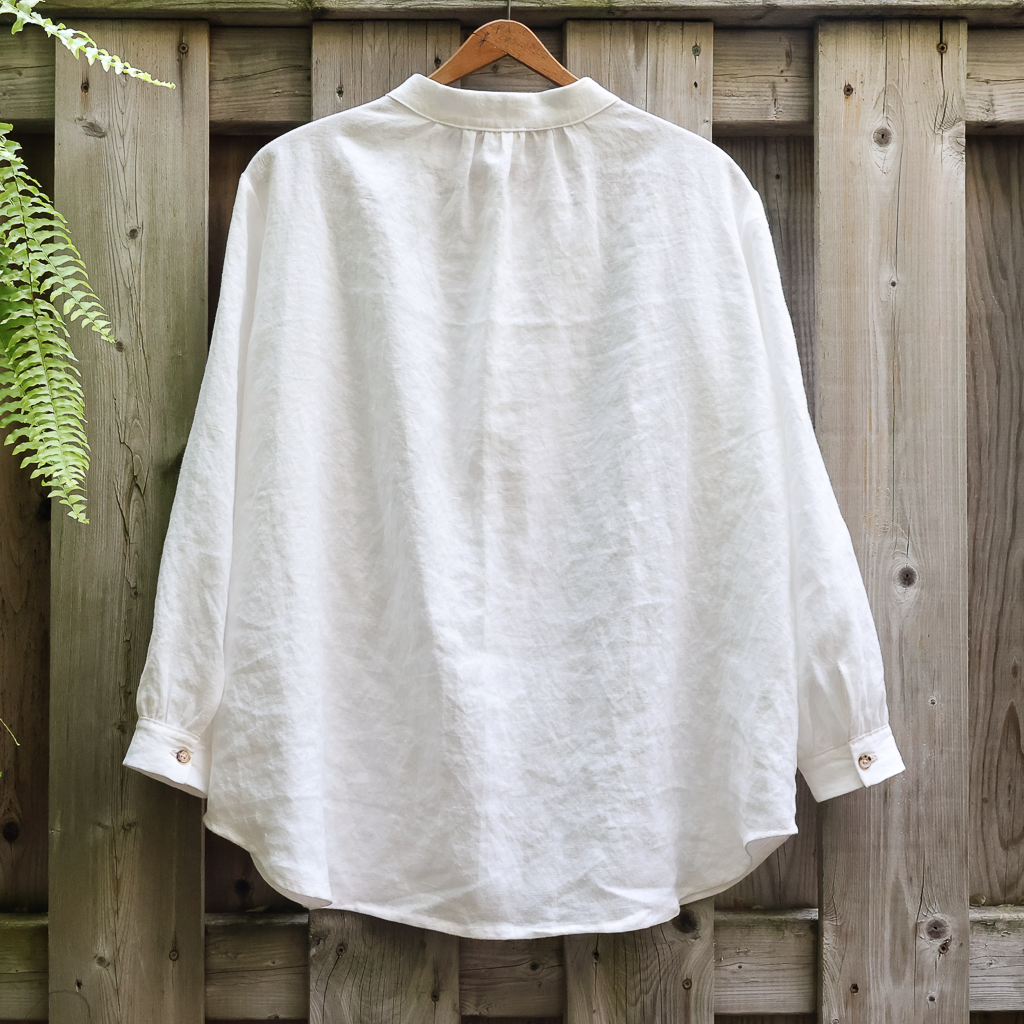 Harvest Linen Button-up White