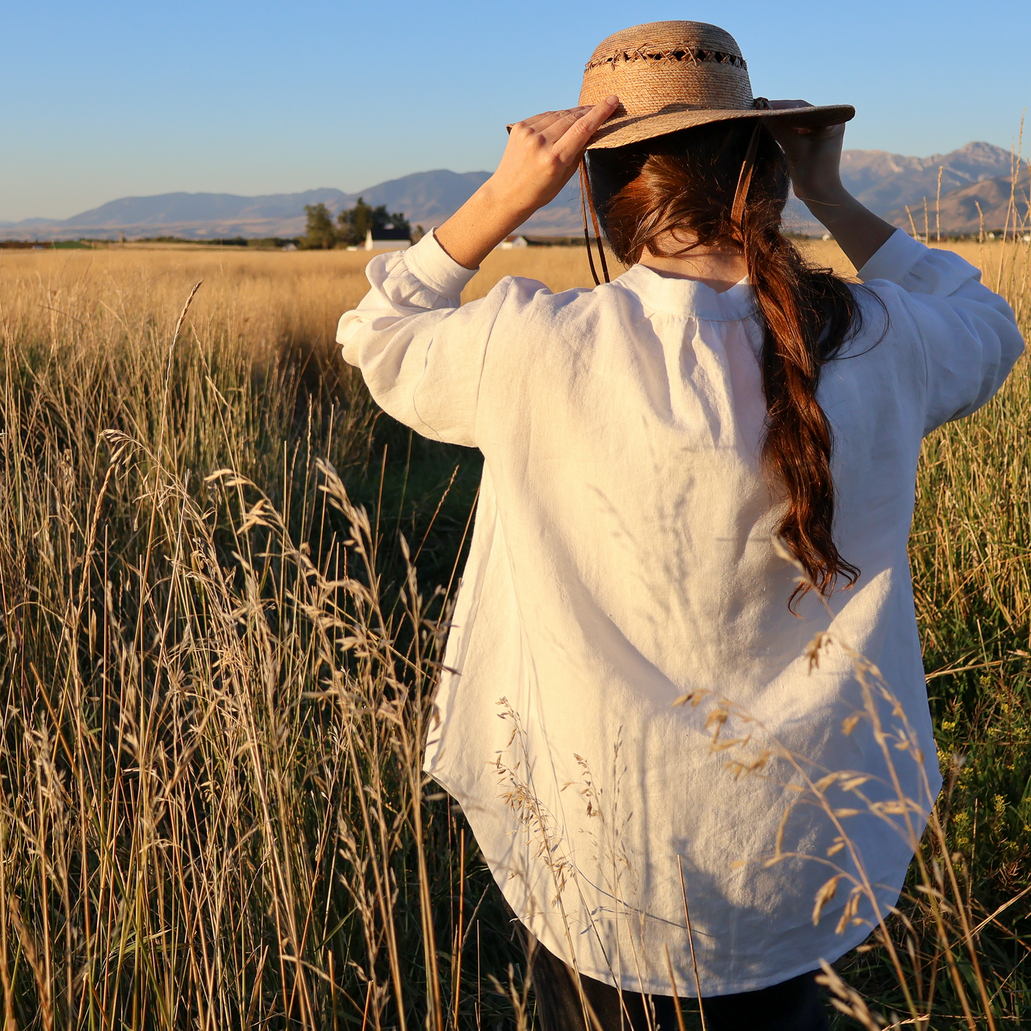 Harvest Linen Button-up White