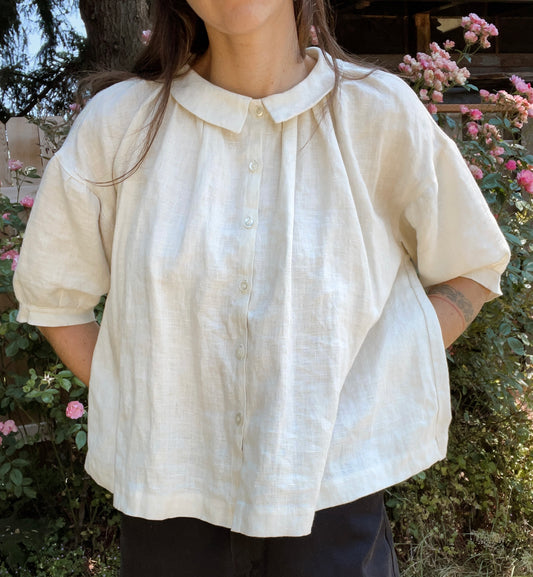 Broadlands Prairie Blouse Ivory