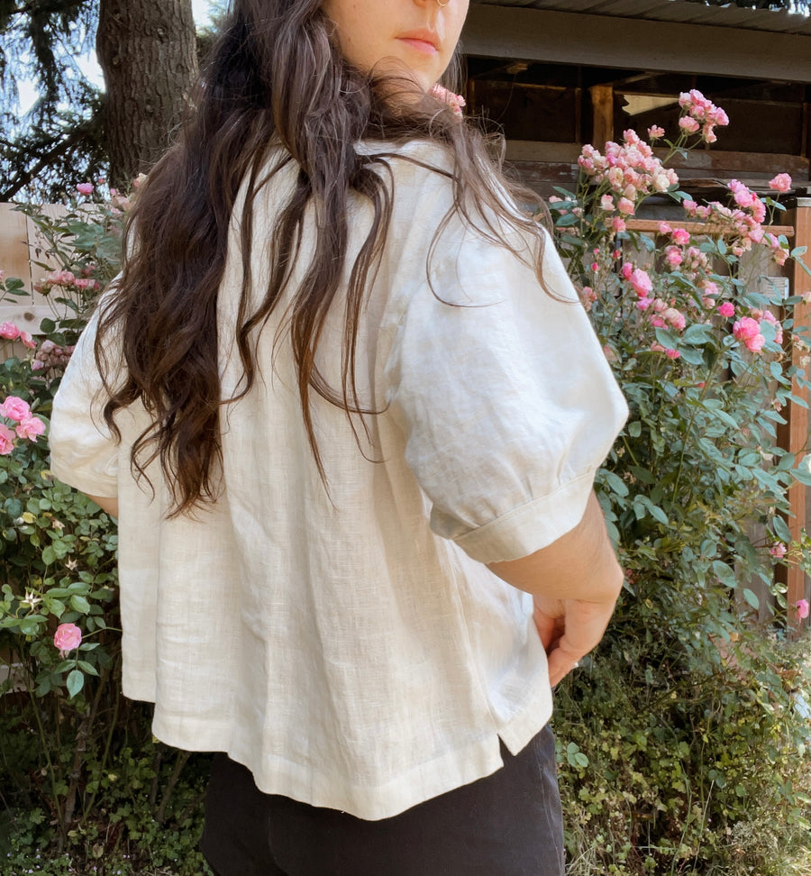 Broadlands Prairie Blouse Ivory