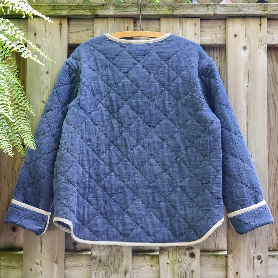 Alex Quilt Coat - Reclaimed Quilt - Indigo - Medium