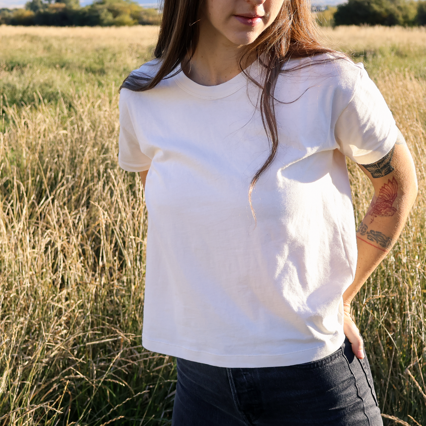 Organic Cotton Field Tee Natural
