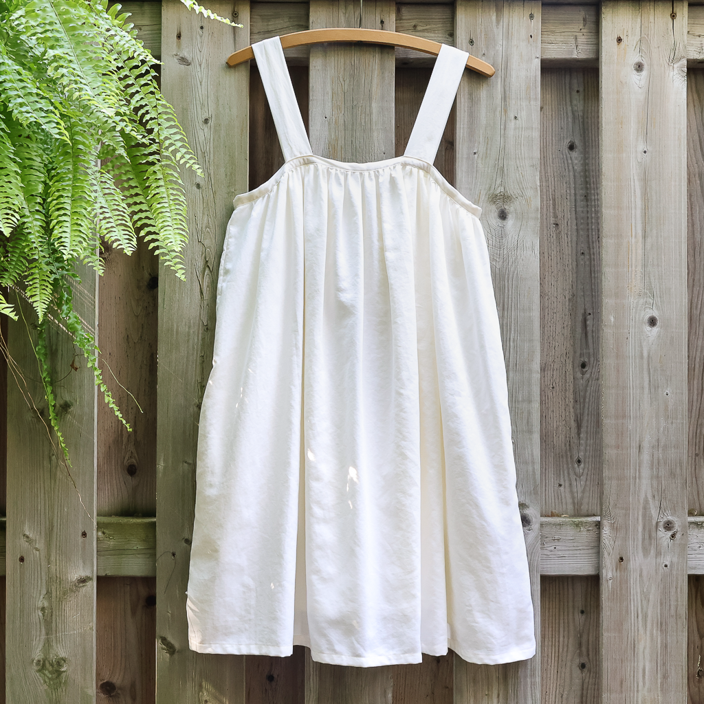 Trapeze Dress- Egyptian Cotton Sheet