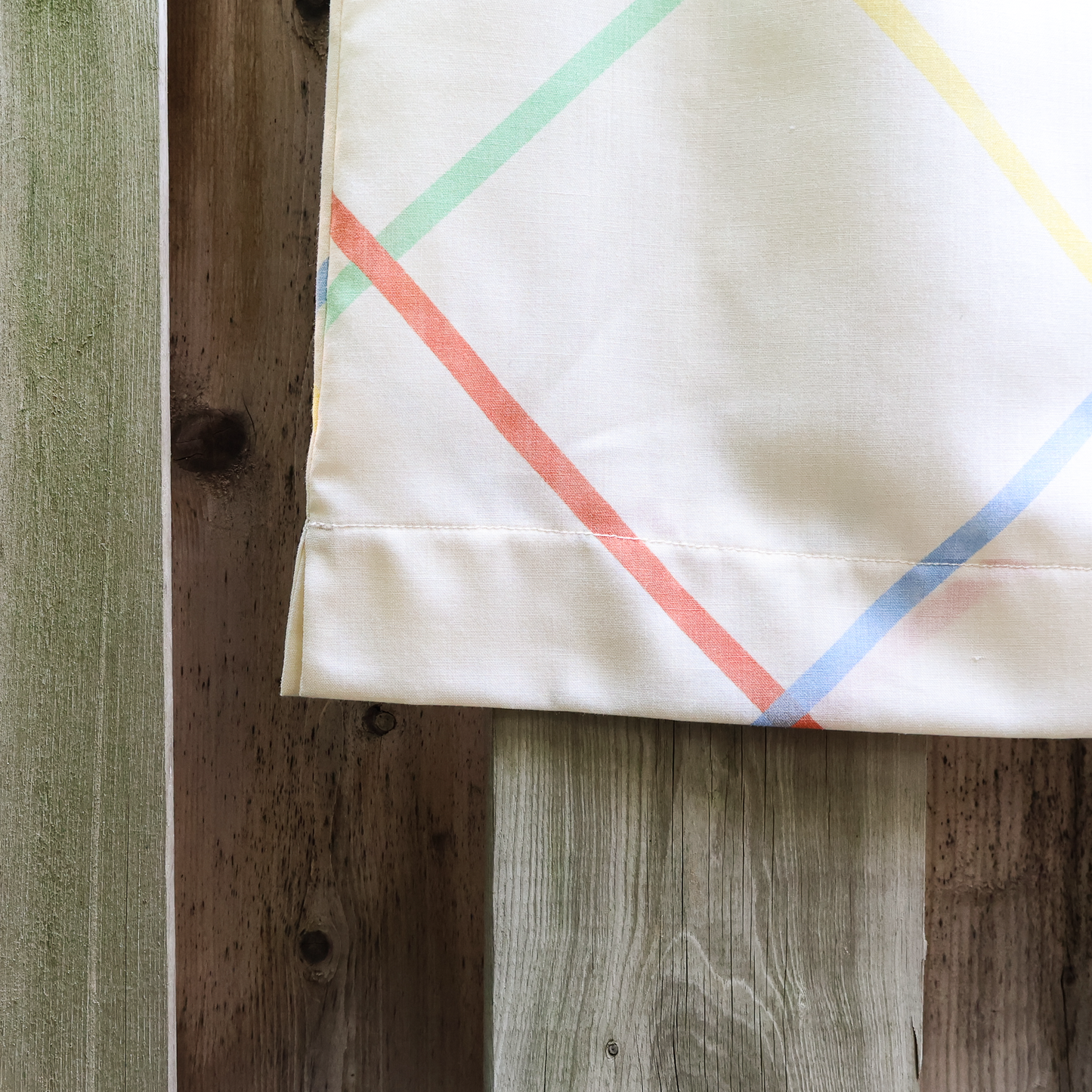 Pillowcase Garden Tank - 80's stripe - Medium