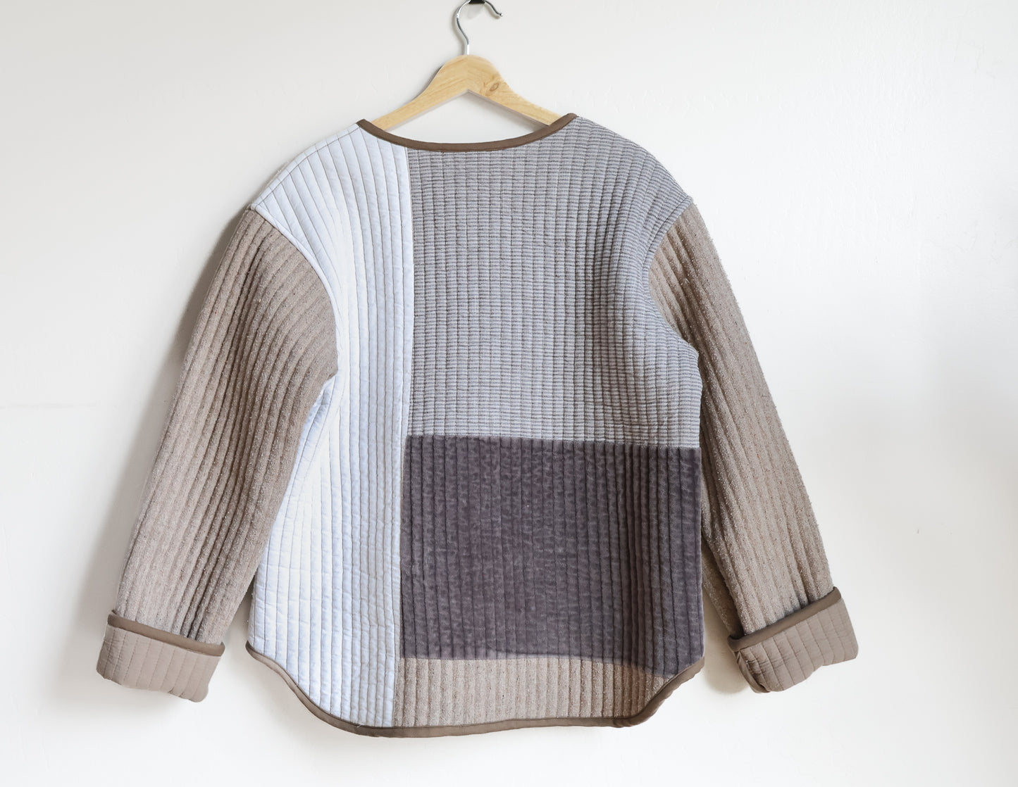 Alex Quilt Coat - Color Block -  Large