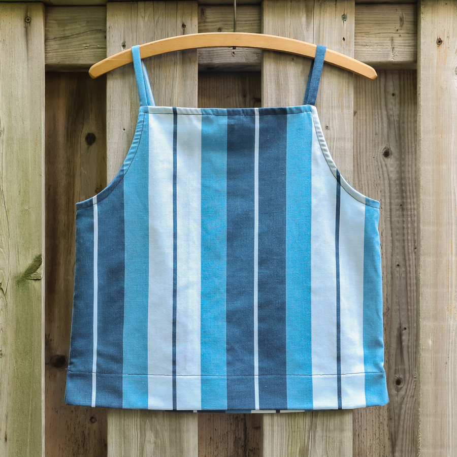 Pillowcase Garden Tank - Retro Blue - Various Sizes