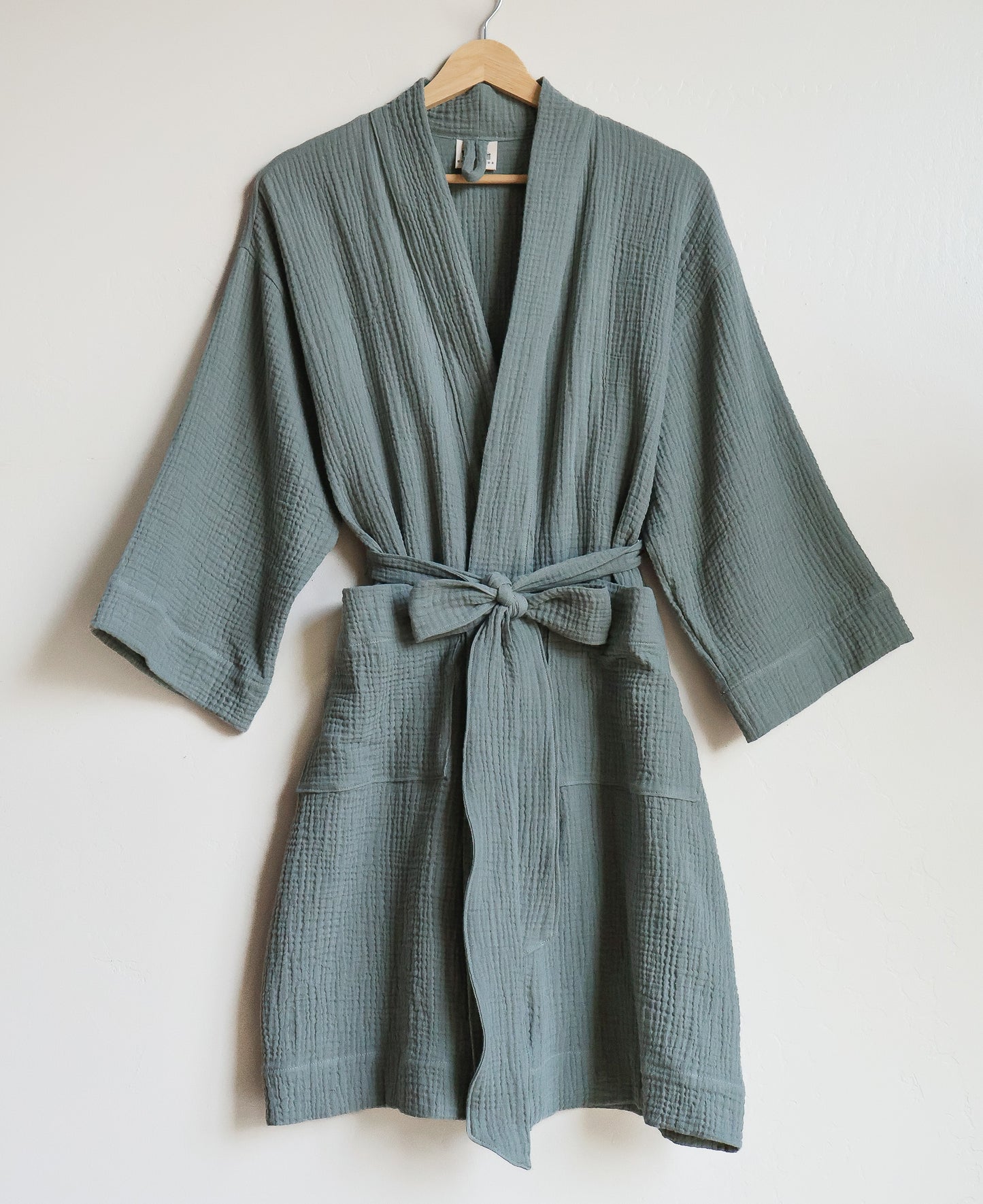 Organic Cotton Gauze Sage