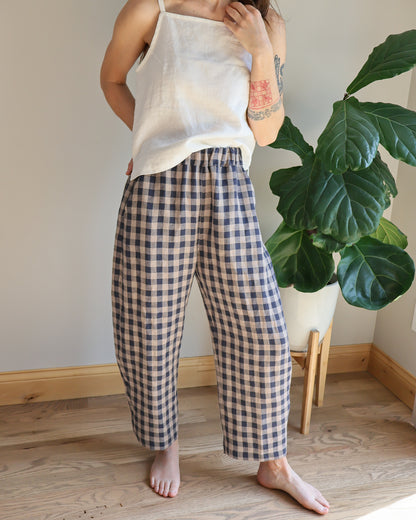 Easy Barrel Pant - Heritage Check