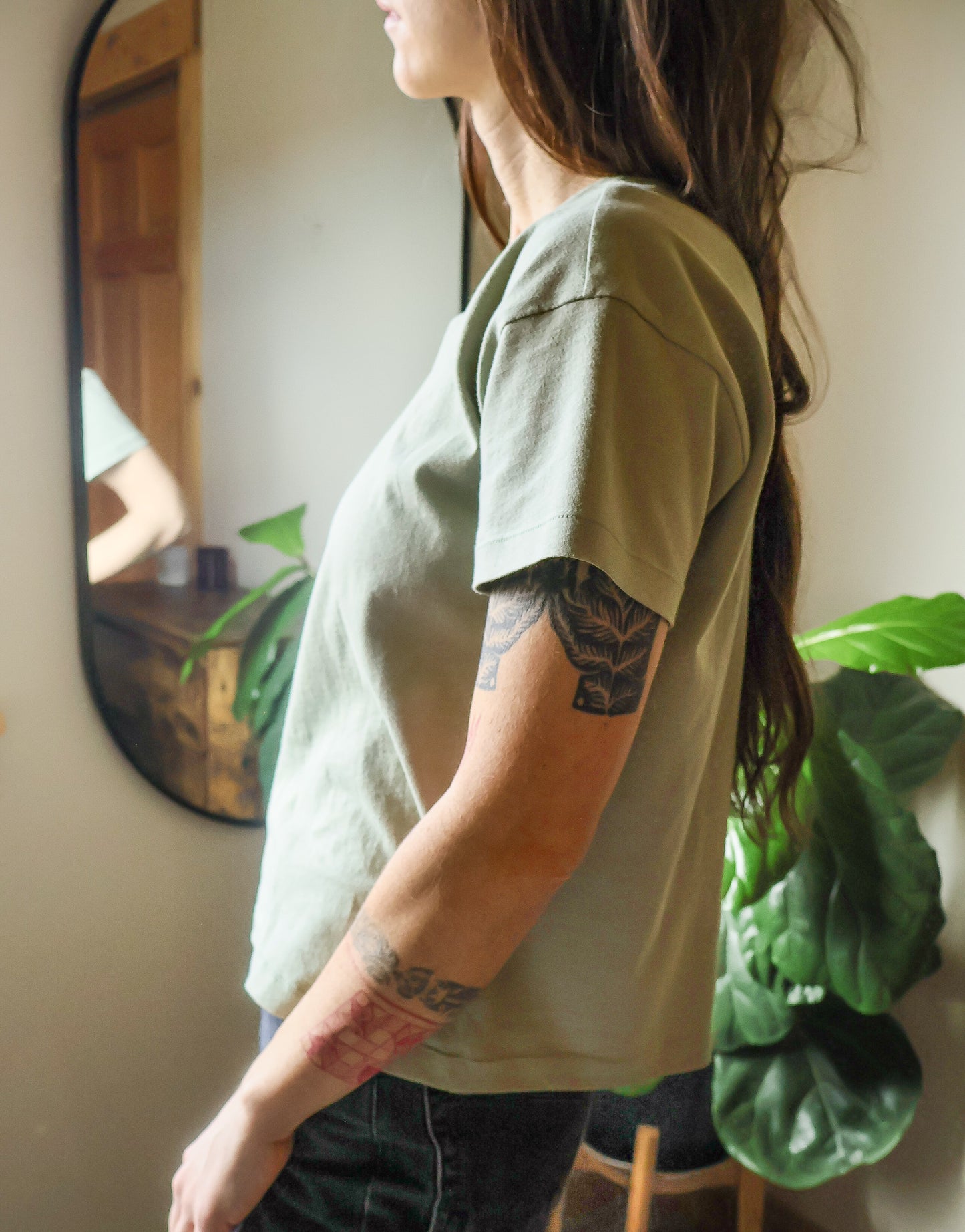 Organic Cotton Field Tee Rosemary