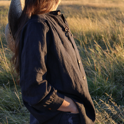 Harvest Linen Button-up