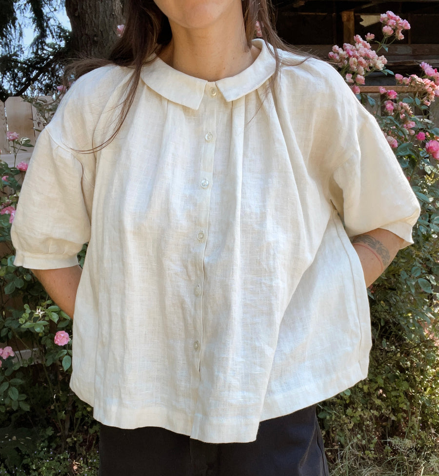 Broadlands Prairie Blouse Ivory