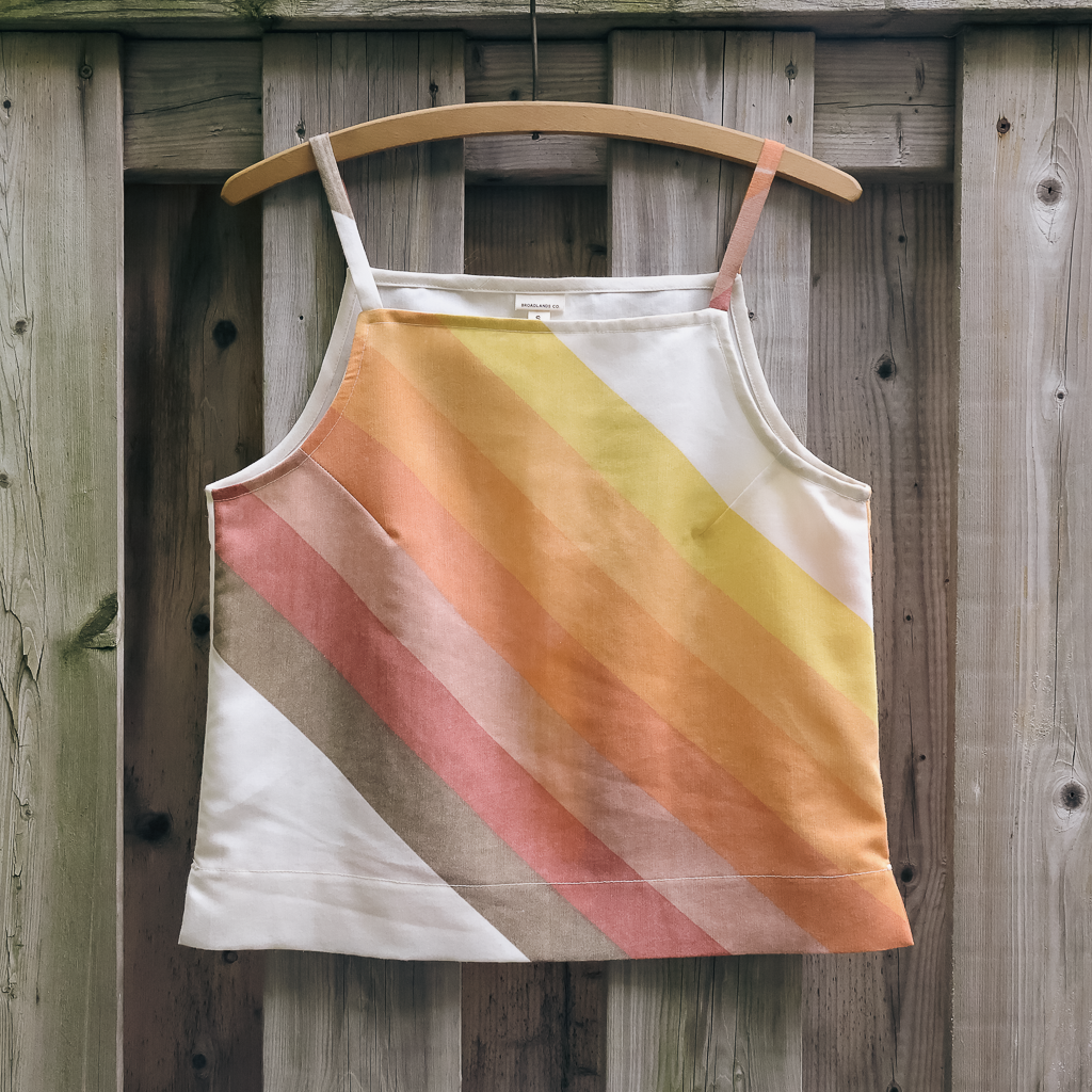 Pillowcase Garden Tank - Retro Rainbow - Small