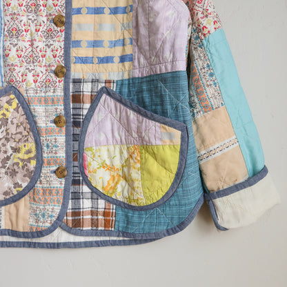 Alex Quilt Coat - Patchwork - Medium - *Please Read Full Description*