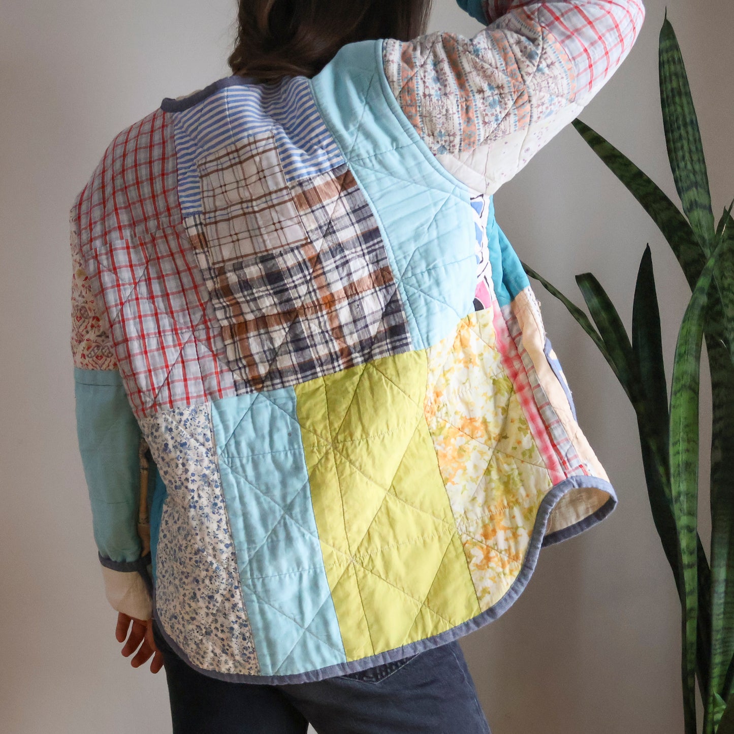 Alex Quilt Coat - Patchwork - Medium - *Please Read Full Description*