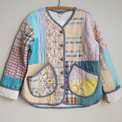Alex Quilt Coat - Patchwork - Medium - *Please Read Full Description*