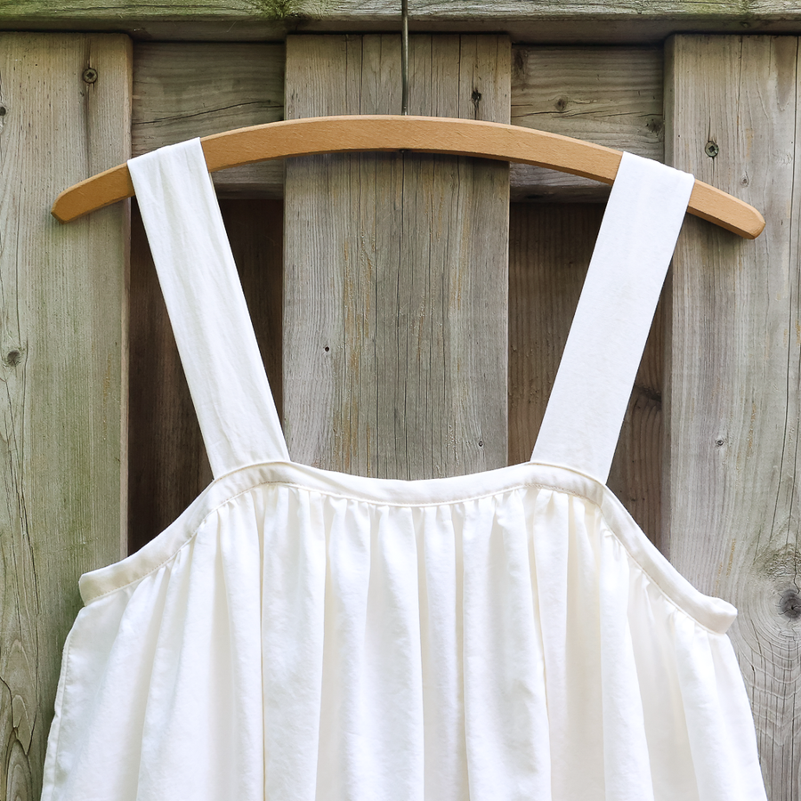 Trapeze Dress- Egyptian Cotton Sheet - Small