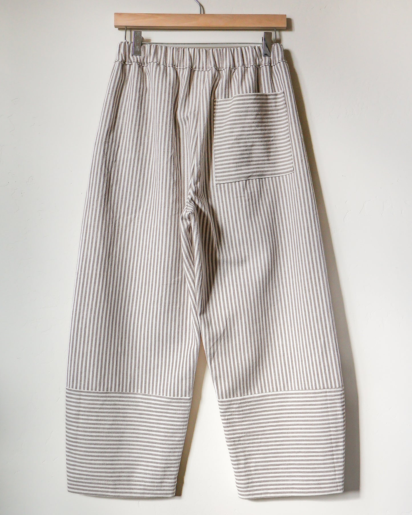 Utility Barrel Pant - Stone Stripe - PRE ORDER