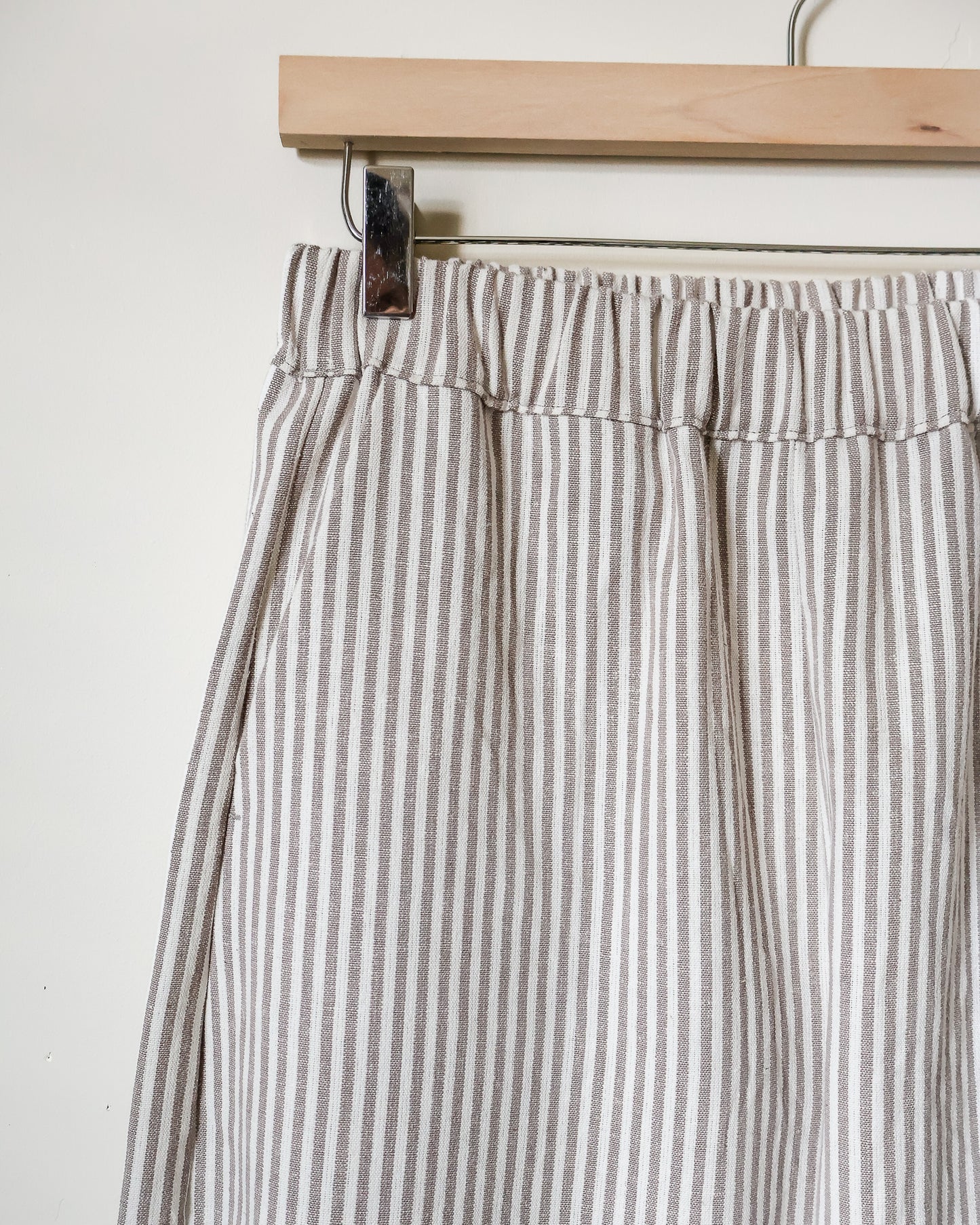 Utility Barrel Pant - Stone Stripe - PRE ORDER