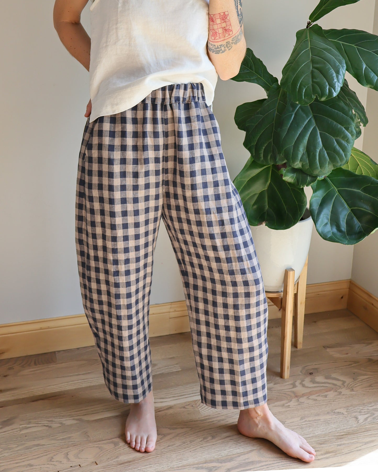 Easy Barrel Pant - Heritage Check