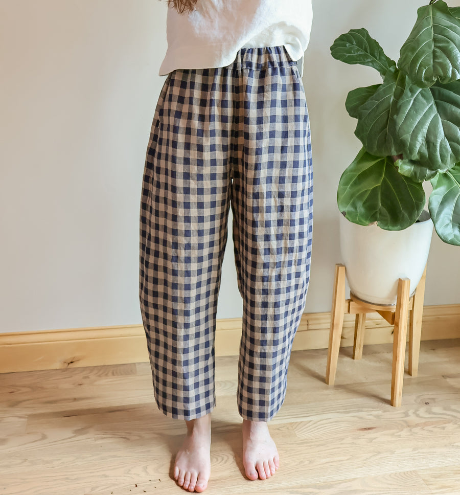 Easy Barrel Pant - Heritage Check