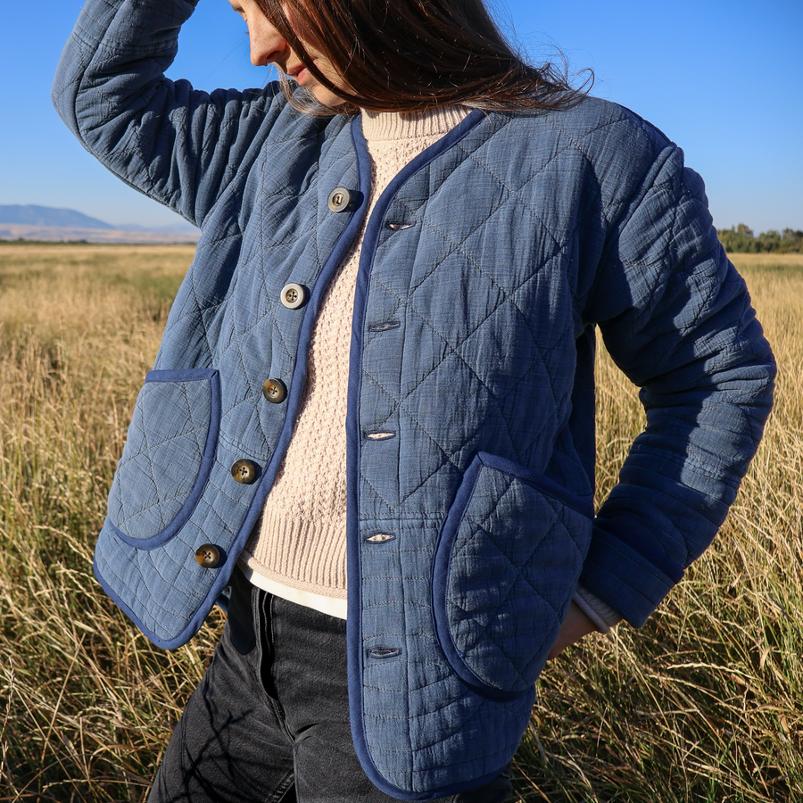 Alex Quilt Coat - Reclaimed Quilt - Small