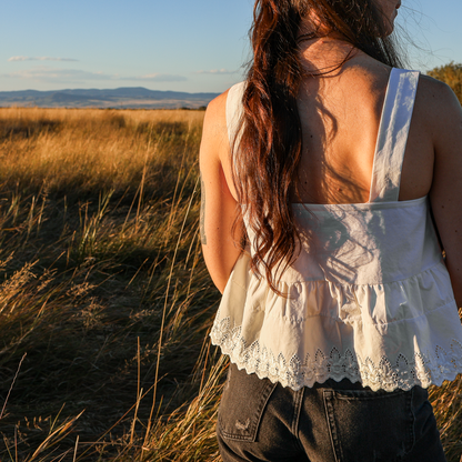 Sundown Crop Tank - Reclaimed Sheet - Small