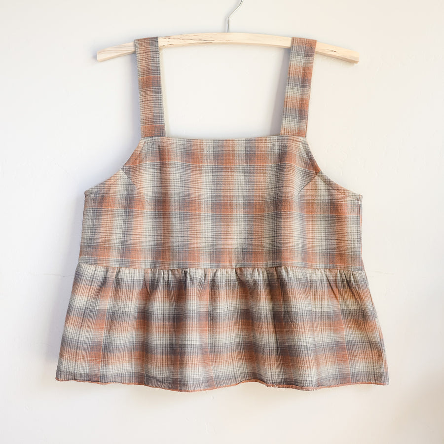 Sundown Crop Tank - Cotton Paid - Medium