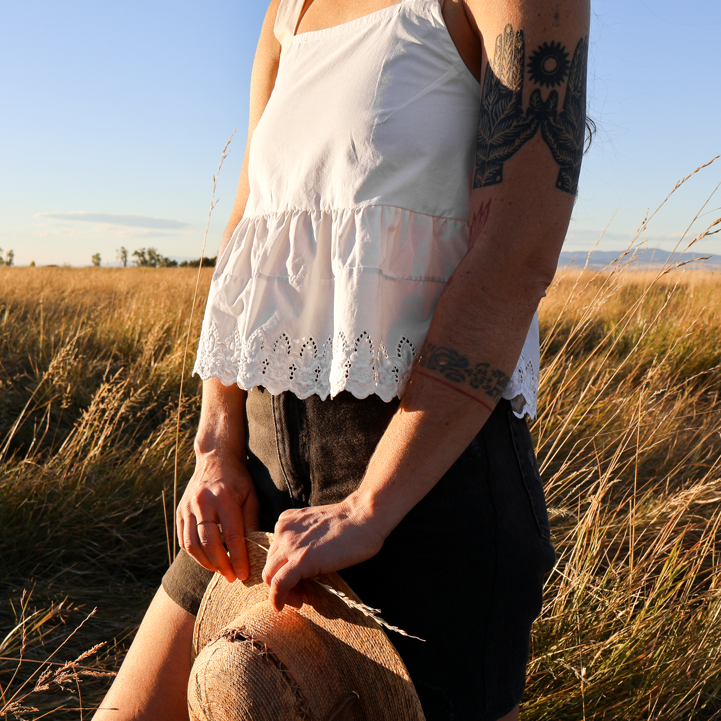 Sundown Crop Tank - Reclaimed Sheet - Small